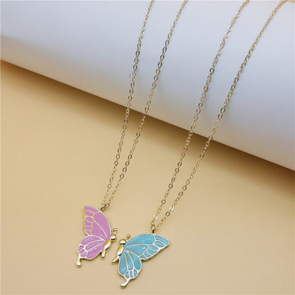 Best Friends Butterfly Necklaces