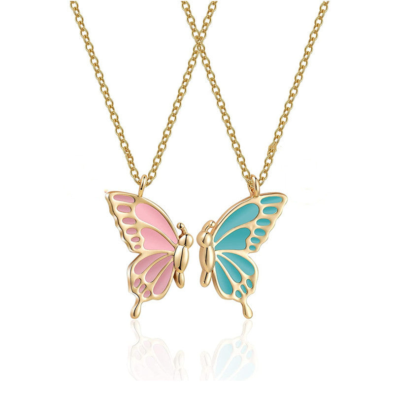 Best Friends Butterfly Necklaces