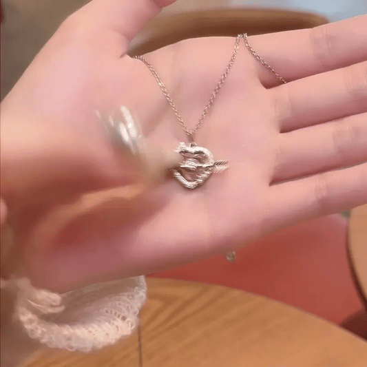 Cupid's Arrow Necklace Set - A Necklace That Knows Who You Love
