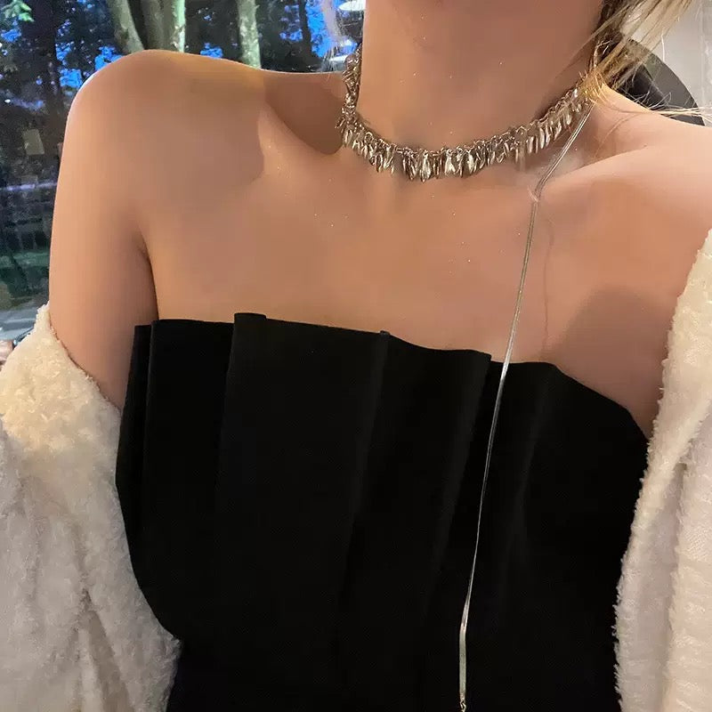 Sliding Tassel Necklace