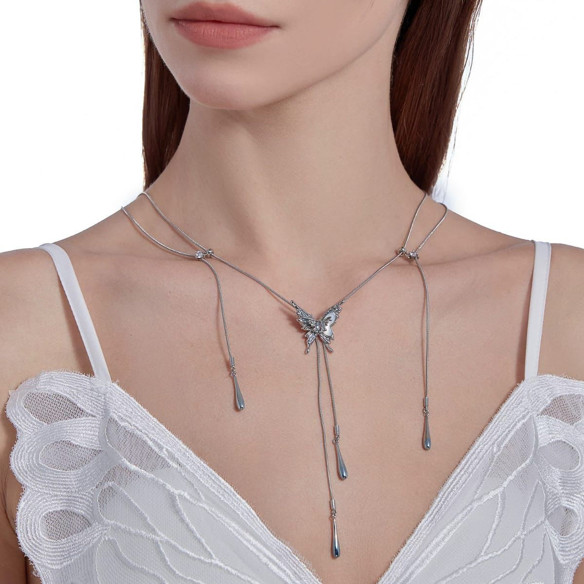 Glimmerrs Butterfly Necklace