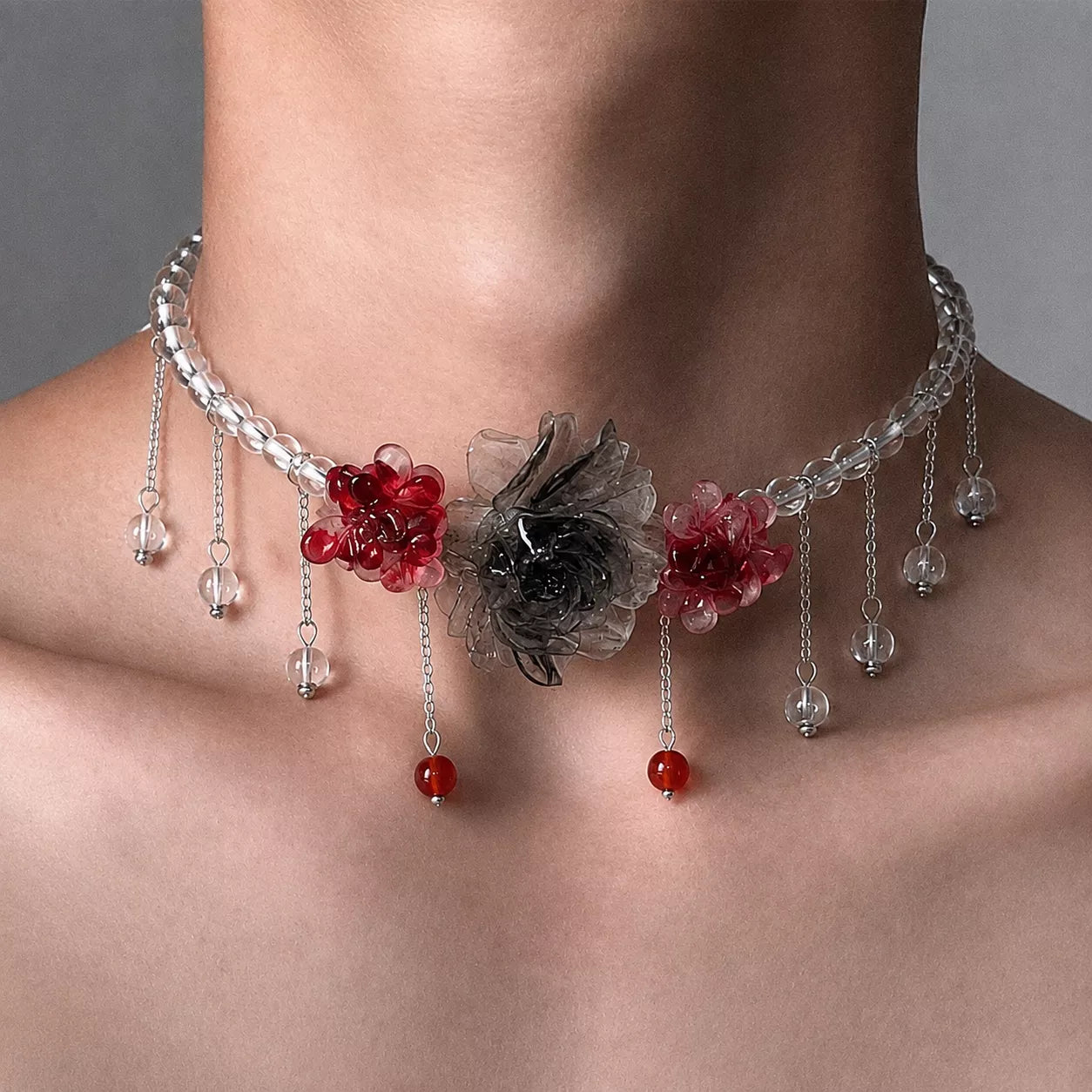 Vampire Rose Choker