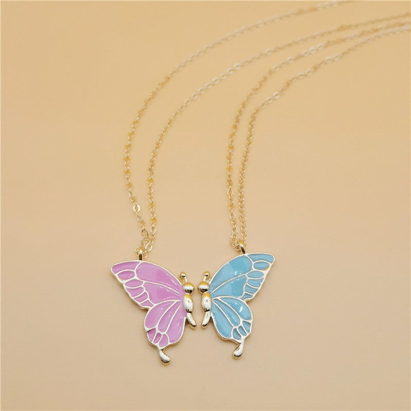 Best Friends Butterfly Necklaces