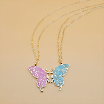 Best Friends Butterfly Necklaces