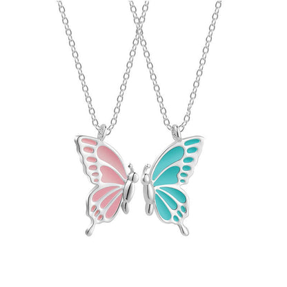 Best Friends Butterfly Necklaces