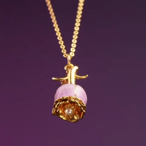 Glimmerrs™ Blooming Rose Necklace - Carry Magic Wherever You Go!