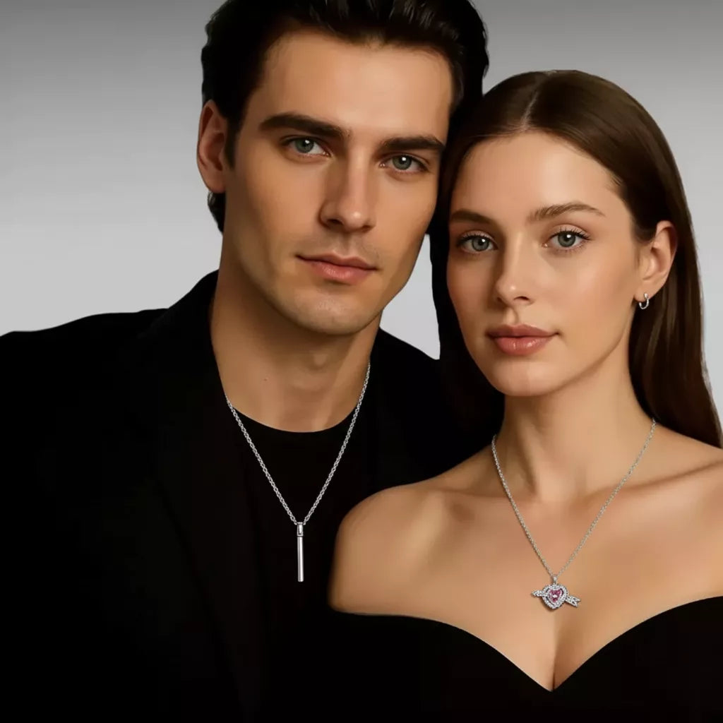 Cupid's Arrow Necklace Set - A Necklace That Knows Who You Love